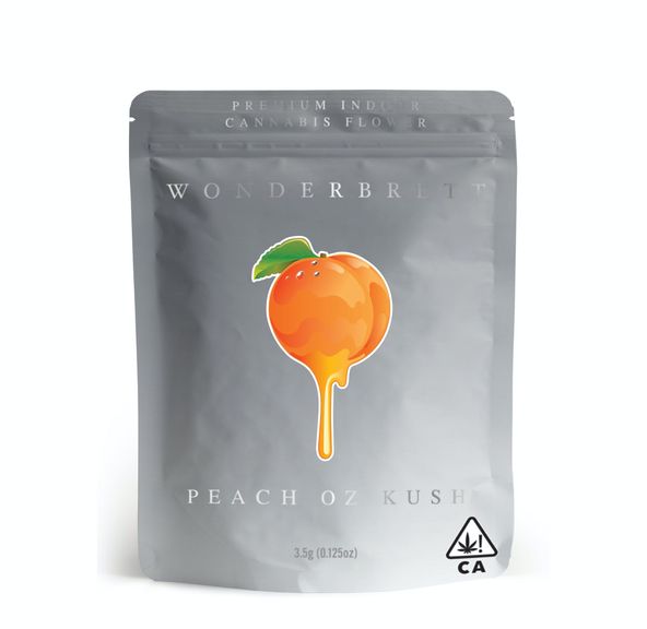 Peach OZ Small Bags 3.5g From Wonderbrett *New Strain*