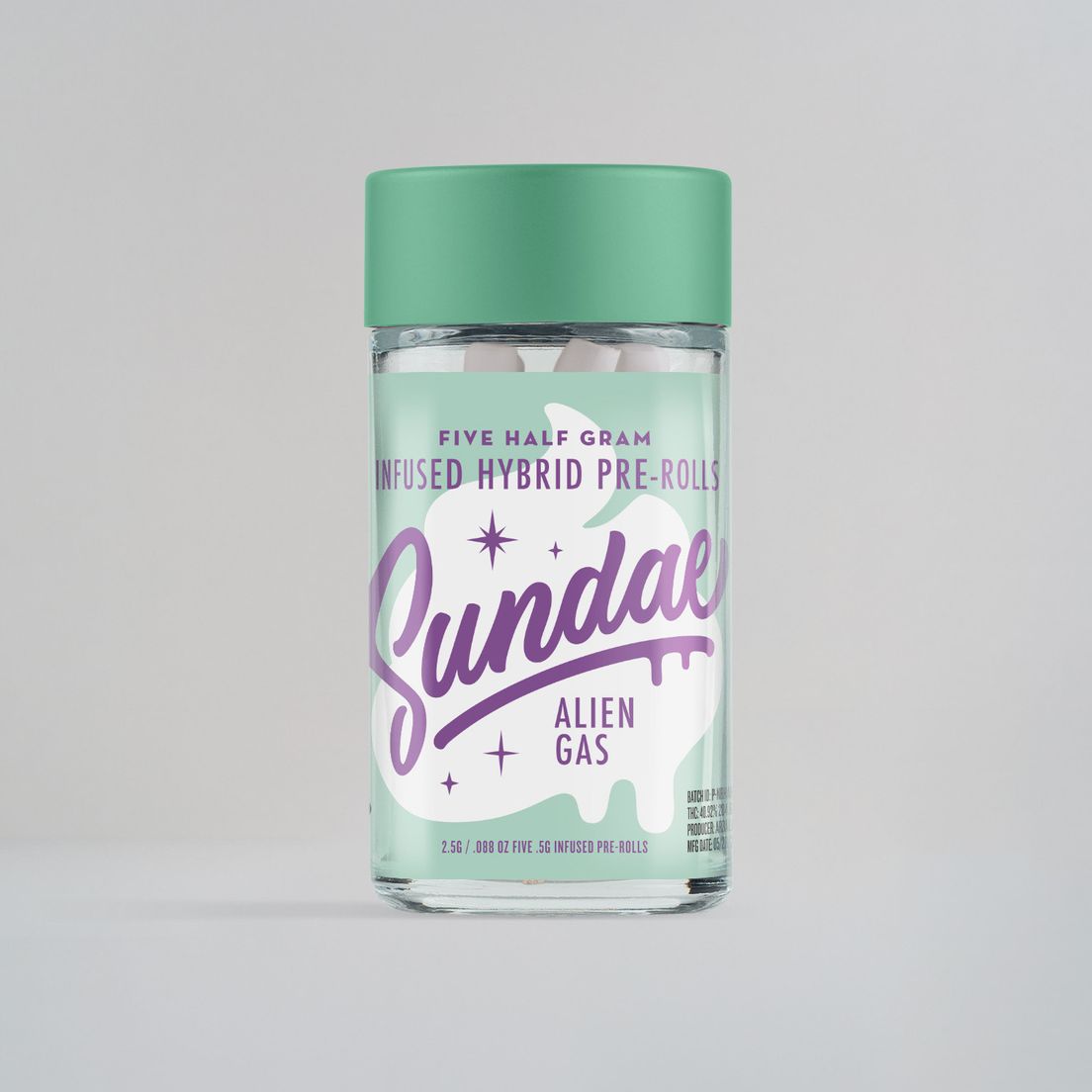 Alien Gas 5pk Infused Pre Rolls 2.5g