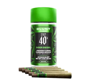 .5G 40S MINI BLUNTS - SOUR DIESEL 2.50 g