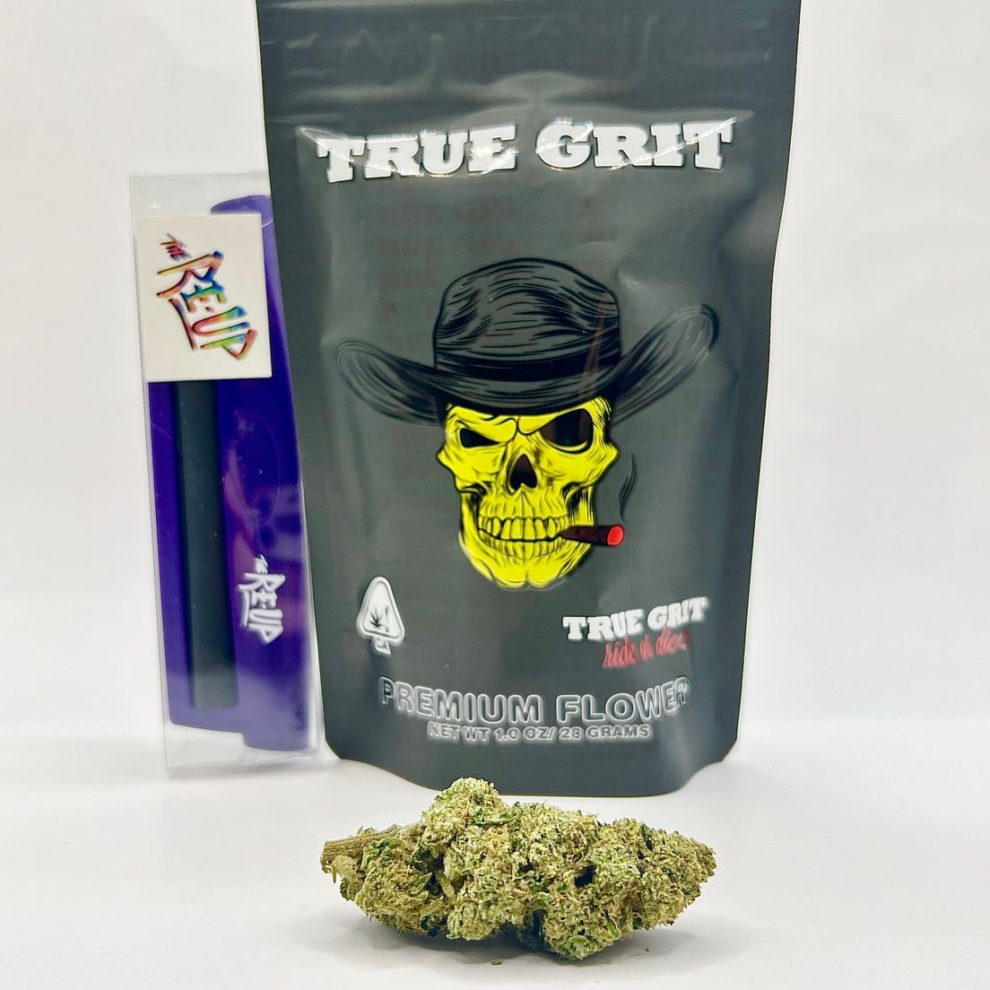 *Deal! $89 1 oz. Purple Punch (36.88%/Indica) - True Grit + Joint Roller