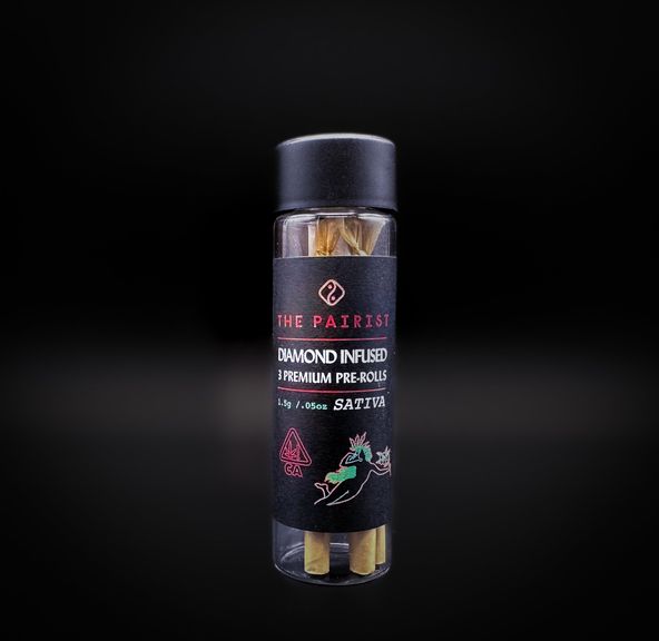 1. The Pairist 3pk x .5g Diamond Infused Pre Rolls - Orange Creamsicle (S)