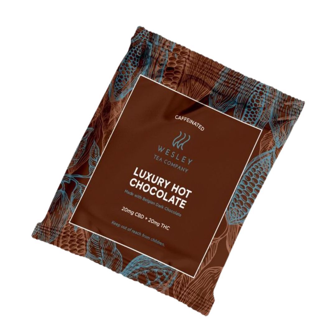 1:1 20mg CBD: 20mg THC Luxury Hot Chocolate Single by Wesley Tea