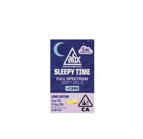 ABX Sleepy Time CBN Soft Gel Caps 25mg 10pk