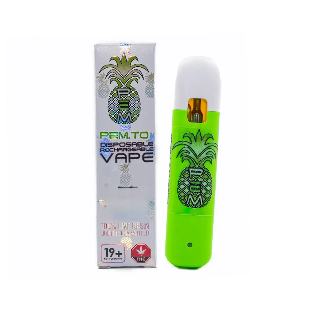 Bad Apple 1.2ml Hybrid Disposable Rechargeable Vape by Pineapple Express Meds PEX / PEM