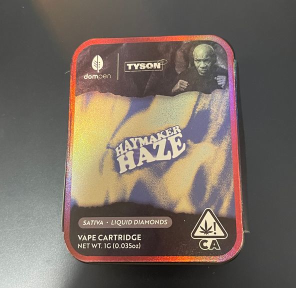 Dompen- Tyson Haymaker Haze Liquid Diamonds Cartridge 1g (S)