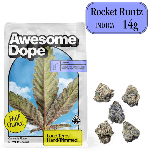 Awesome Dope | Flower | 14g | Smalls | Rocket Runtz