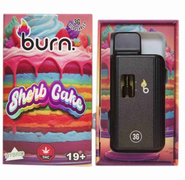 3 Gram Burn Disposable – Sherb Cake (3 Gram)