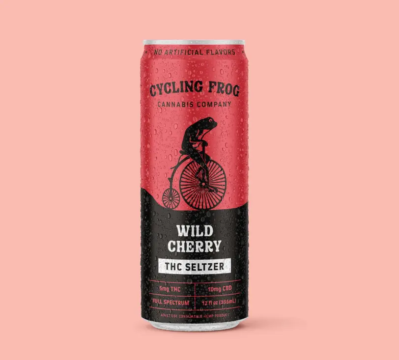 CF 5mg THC Wild Cherry Seltzer, Single