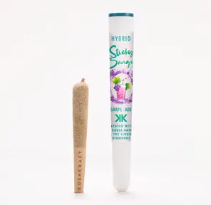 1 x 0.5g Infused Sticky Banger Pre-Roll Hybrid Grape Ade by KushKraft