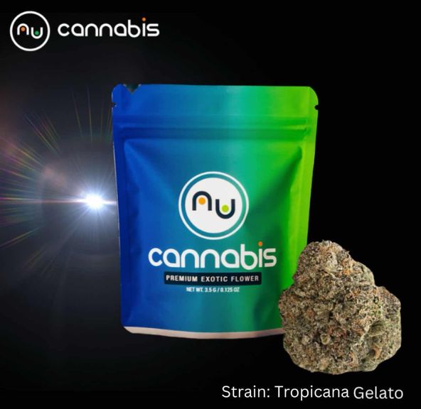 NuCannabis - Tropicana Gelato 7G - PREMIUM INDOOR FLOWERS