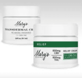 MARYS MEDICINALS- TRANSDERMAL COMPOUND RELIEF CBD/THC 250MG 1OZ