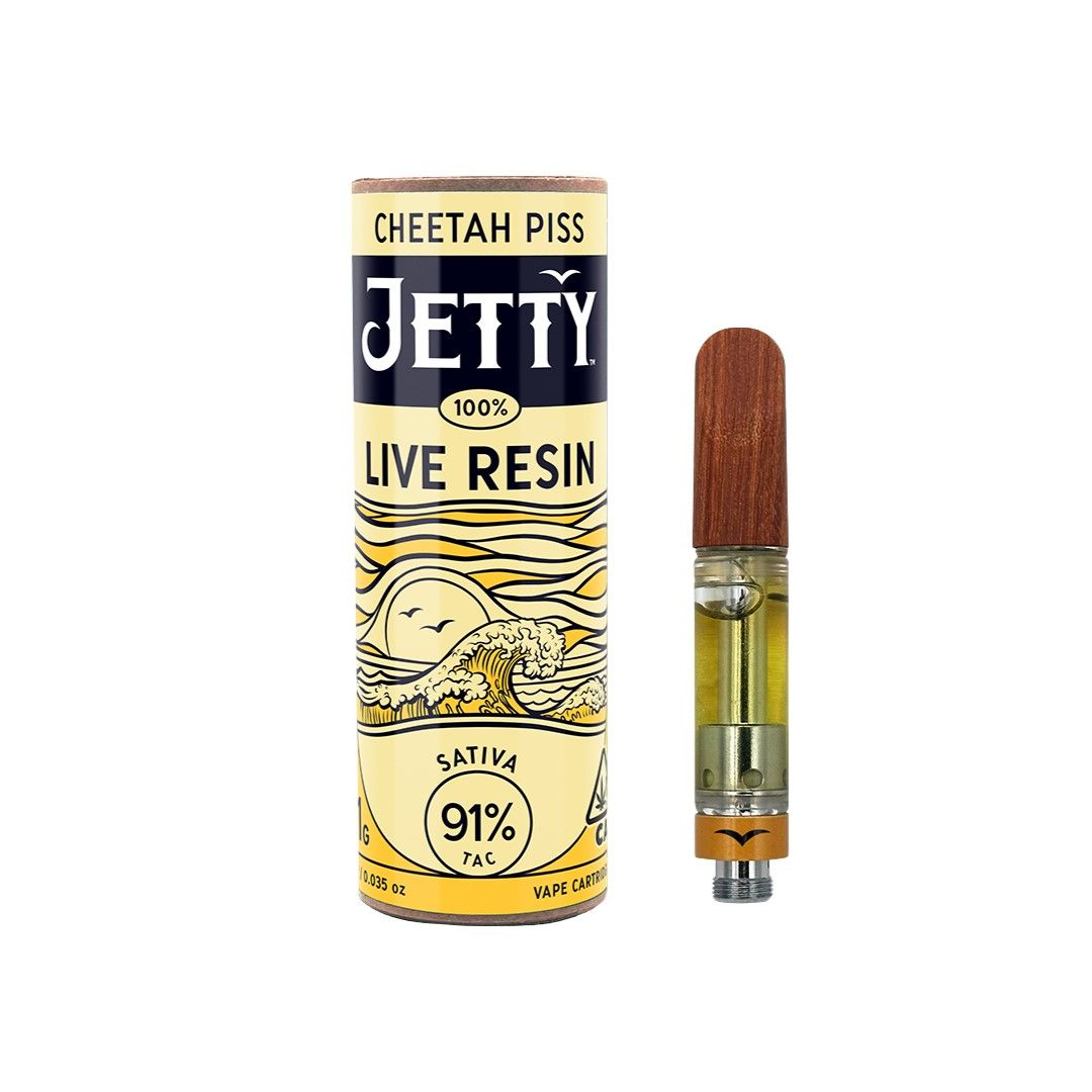 Jetty Live Resin Cartridge Cheetah Piss 1g