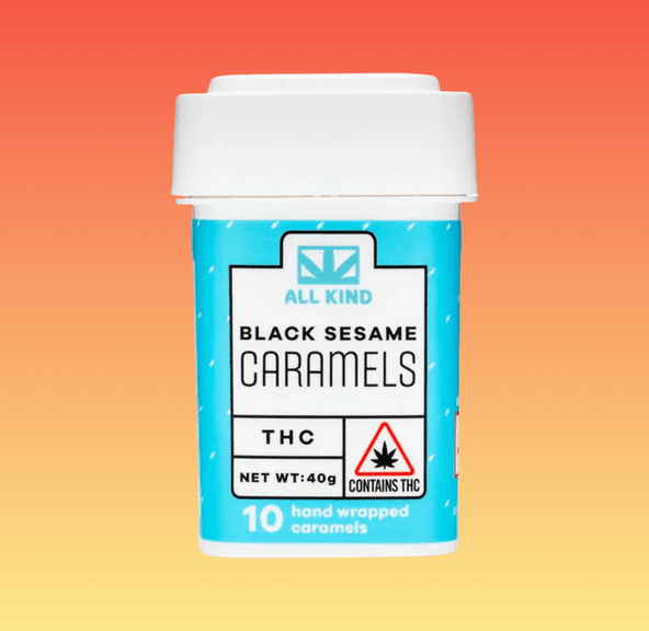 Black Sesame Caramels - 100mg THC (REC)