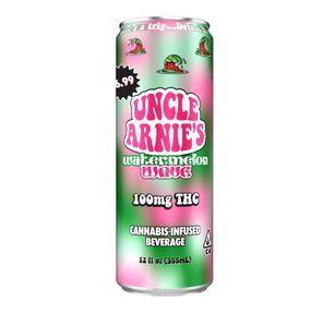 Uncle Arnie's Canned Beverage Watermelon Wave 100mg