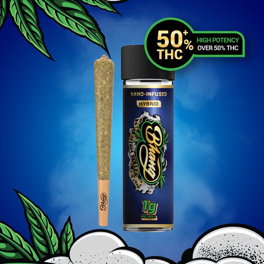 Bhang Fig Bar 1g Infused Pre Roll 54%