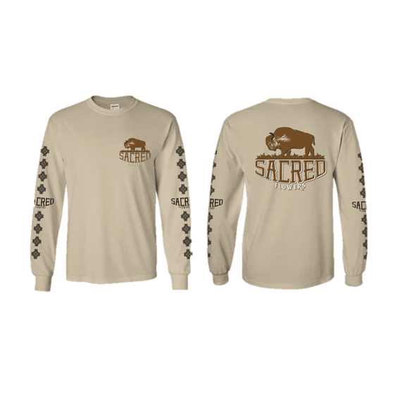 SACRED (4XL) SAND LONG SLEEVE SHIRT