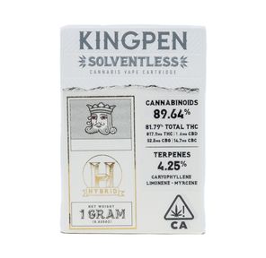 Solventless Cartridge Gush Mintz 1.00 g