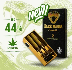 BLACK MAMBA - Gorilla #4 - 2pk x 1.2g = 2.4g, INFUSED BLUNTS!