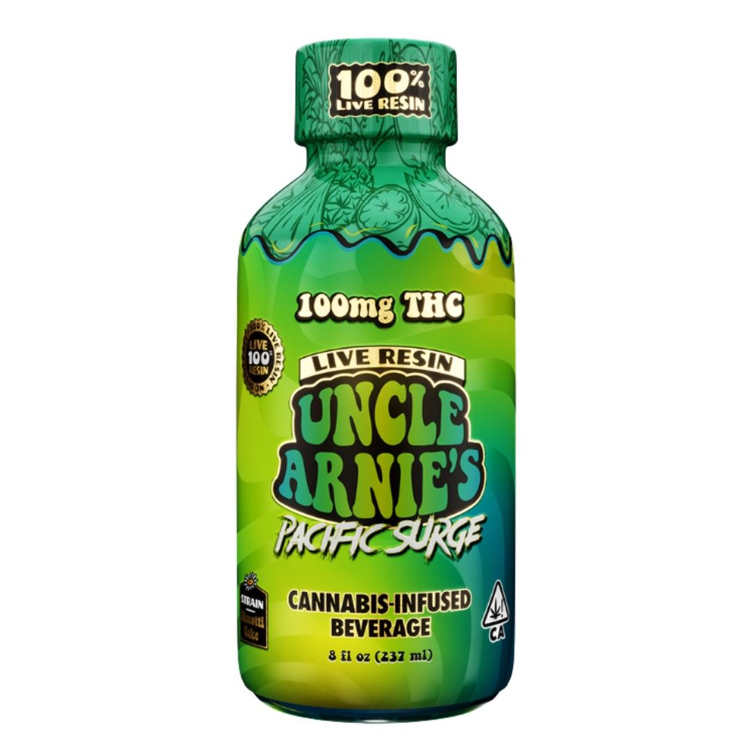 Uncle Arnie's Live Resin Beverage Pacific Surge 100mg