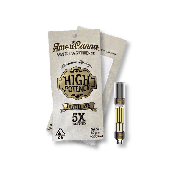 AmeriCanna Banana Runtz 1g Cartridge 87.76%