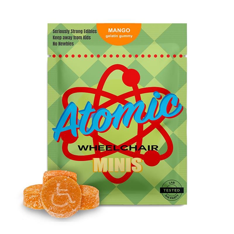 Atomic Wheelchair – 400MG THC GUMMIES - Mango