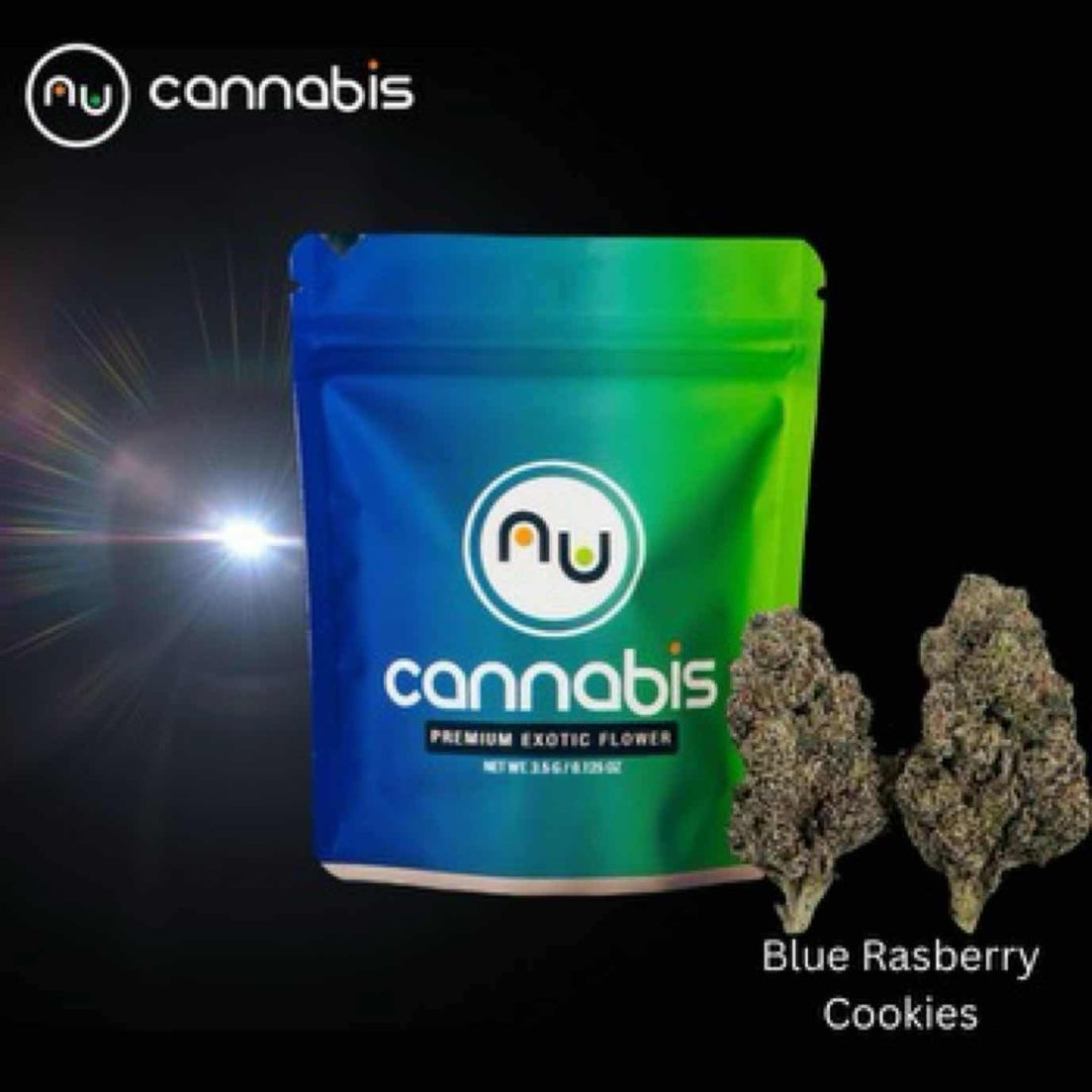 NuCannabis - Blue Raspberry Cookies 14G - PREMIUM INDOOR FLOWERS