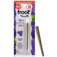 Froot Grape Ape Infused 1-gram Pre-roll