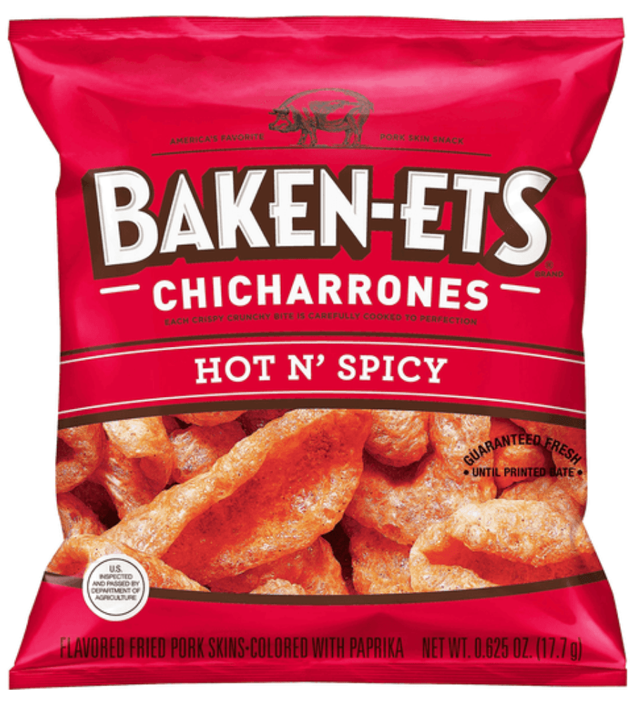 Baken-Ets Pork Rinds Hot & Spicy (17.7g)