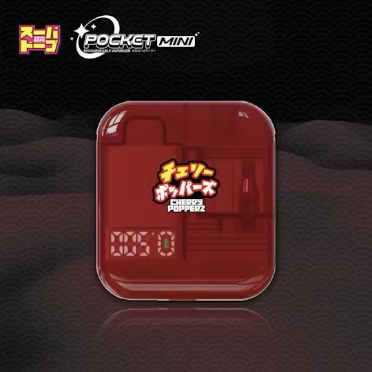 Super Dope- Pocket Mini Cherry Popperz Live Resin AIO 1g (H)