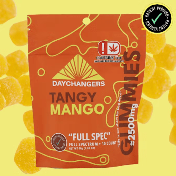 2500mg Full Spectrum Gummy - Tangy Mango