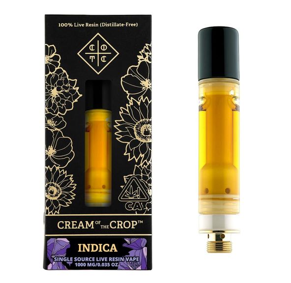 Cream of the Crop Gardens - Blue Popz Live Resin Vape Cartridge 1g 1g