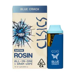 CLSICS Live Rosin AIO Vape Blue Crack 1g
