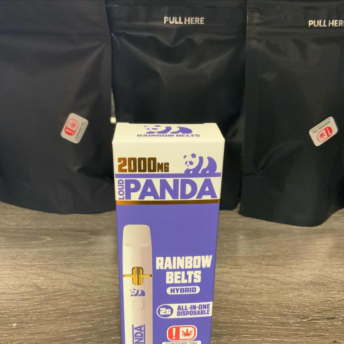 Rainbow Belts Loud Panda Disposable 2g
