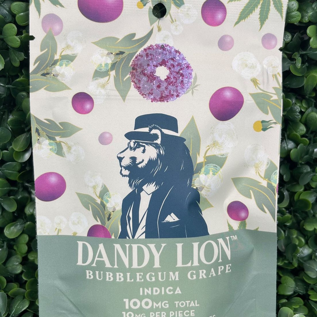Dandy Lion - Gummies - Bubblegum Grape - Indica 100mg