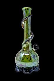 14" HIGH POINT GLASS CREEPER ART BONG