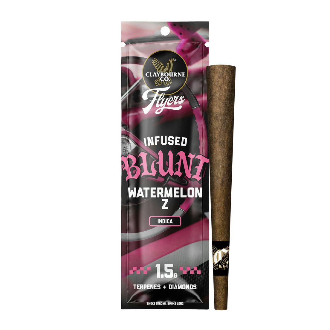 Claybourne Co. - Flyers Infused Blunt - 1.5g - Watermelon Z