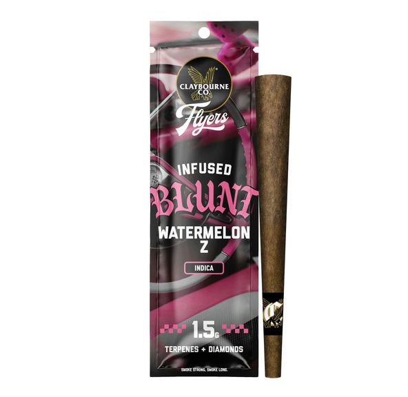Claybourne Co. - Flyers Infused Blunt - 1.5g - Watermelon Z