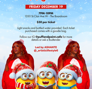 1 EVENT TICKET: Puff & Paint December 19