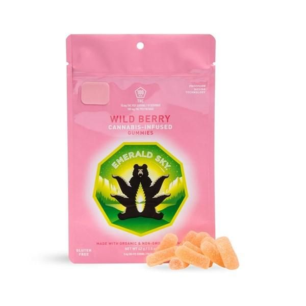 Emerald Sky - Wild Berry gummies 100mg