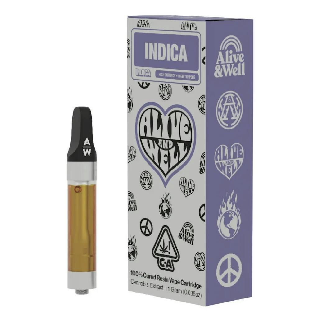 Alive & Well - Oreoz 100% Cured Resin Vape Cartridge 1g