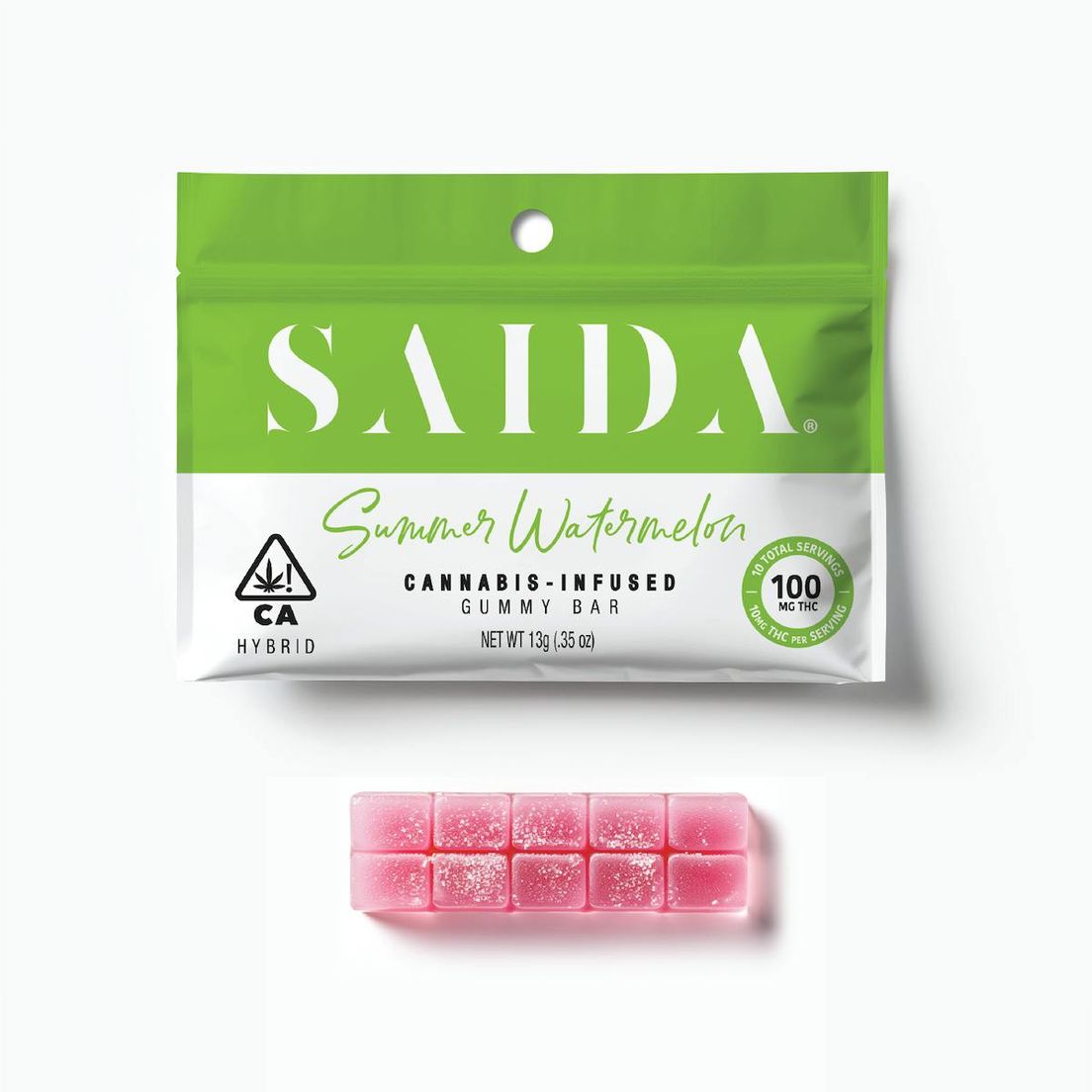 Saida - Gummy Bar - Summer Watermelon 100mg