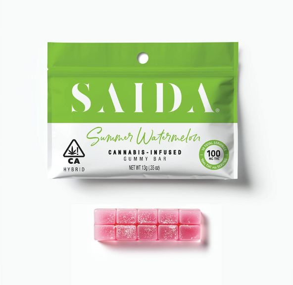 Saida - Gummy Bar - Summer Watermelon 100mg