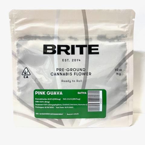 A. Brite 14g Pre-Ground Shake - Quality 7.5/10 - Pink Guava