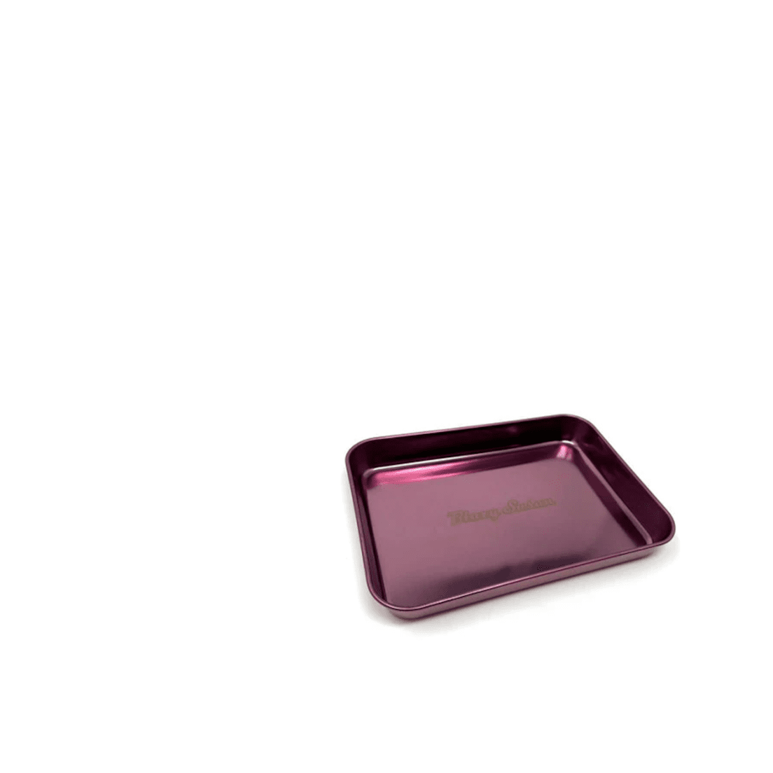 Blazy Susan Metallic Tray - Purple
