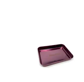 Blazy Susan Metallic Tray - Purple