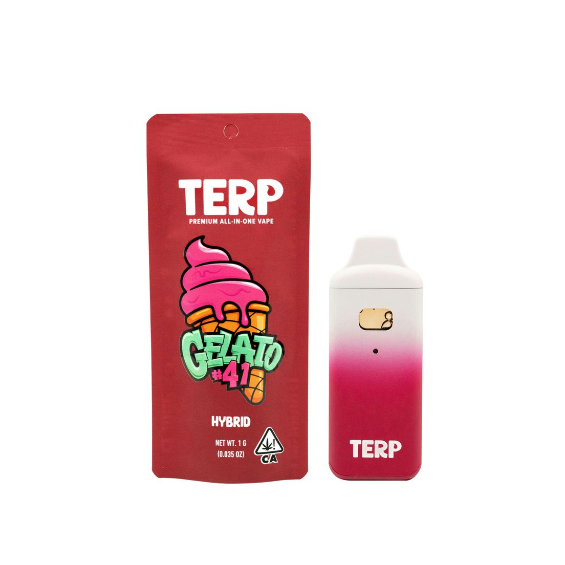 Terp | AIO Vape | 1g | Distillate | Gelato 41