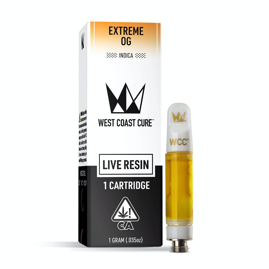 West Coast Cure - Extreme OG Live Resin Cartridge - 1G 1g