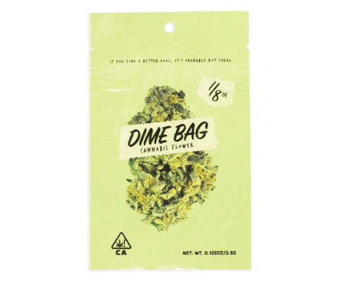 Dime Bag Flower Platinum Champagne 3.5g