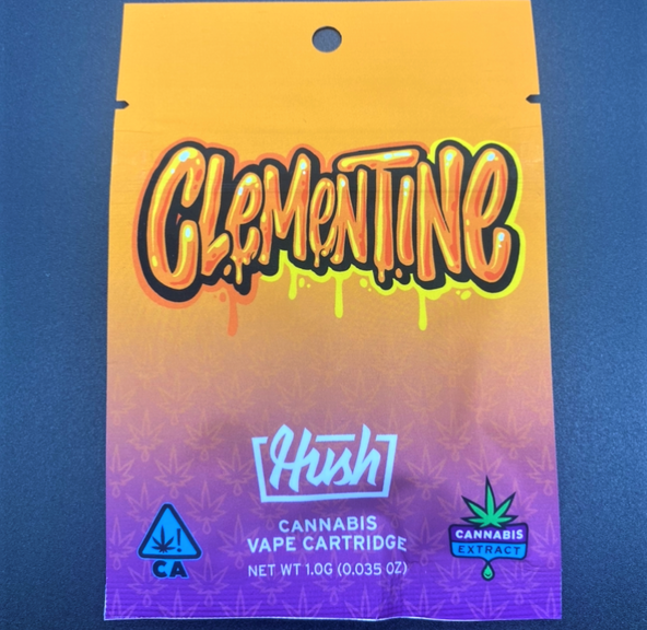 Clementine (Sativa) - 1g Cartridge (THC 92%) by HUSH **2 for $50**
