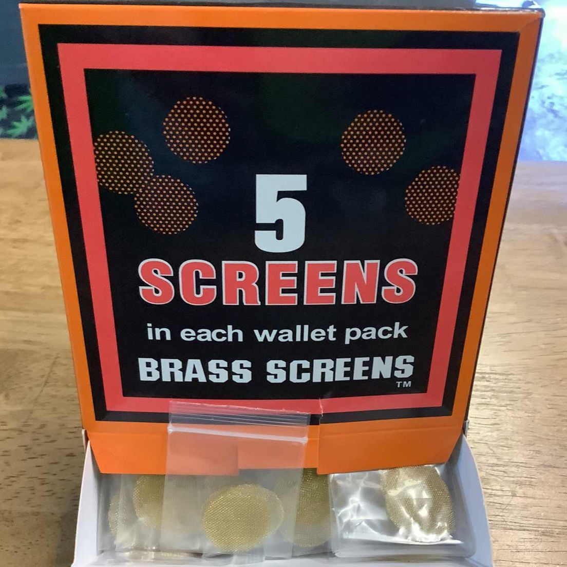 Brass Screens 3/4" 5pk